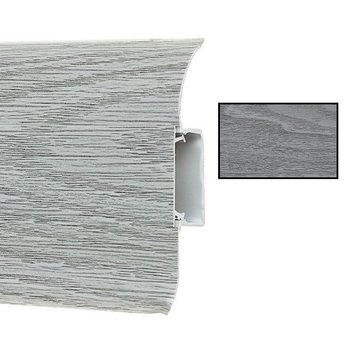 Плинтус идеал 282 палисандр серый 2,5м